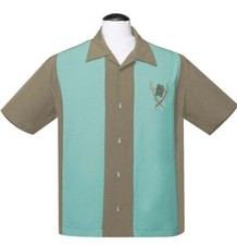 Chemise rockabilly tiki totem - chemise,