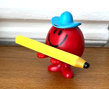 Grande Figurine monsieur madame avec Crayon ! Rare Monsieur PETIT