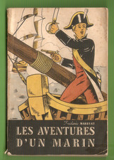 Frederic MARRYAT livre LES AVENTURES D'UN MARIN  ed.Nathan 1947/cv L.GARY