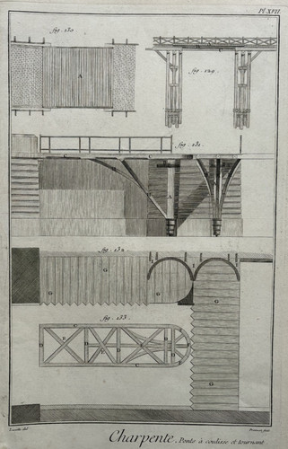 Charpente ponts coulisse - ponts, a