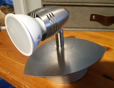 Applique spot colours aspis 1x 50W GU10 argenté fourni avec ampoule LED