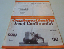 Prospectus brochure Tracteur