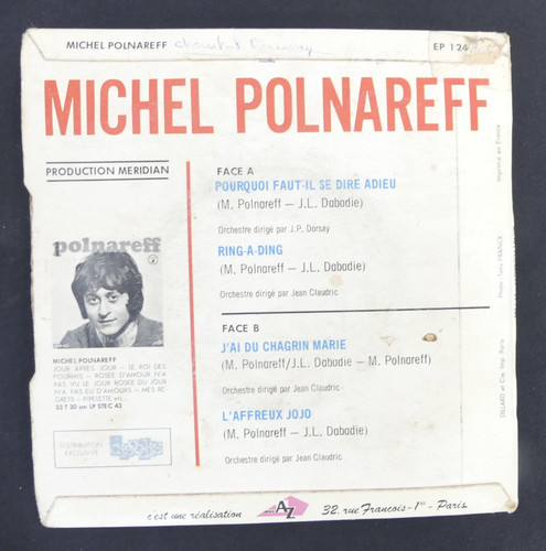 Michel polnareff - 45, ep