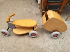 Voiture Et Sa Remorque En Bois, Sirch Lorette 