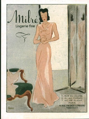 Publicité ancienne milré - ancienne,