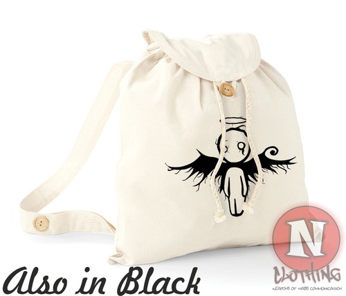 Foncé ange sac dos - à,
