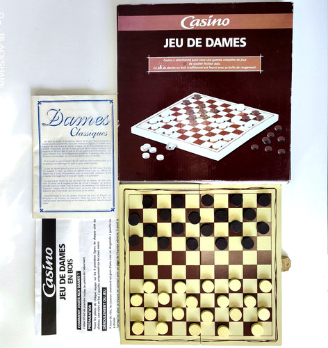 Jeu dames bois - de,
