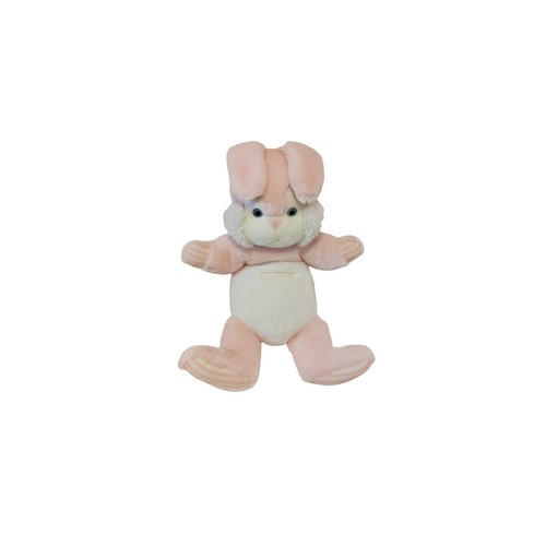Grande peluche lapin rose