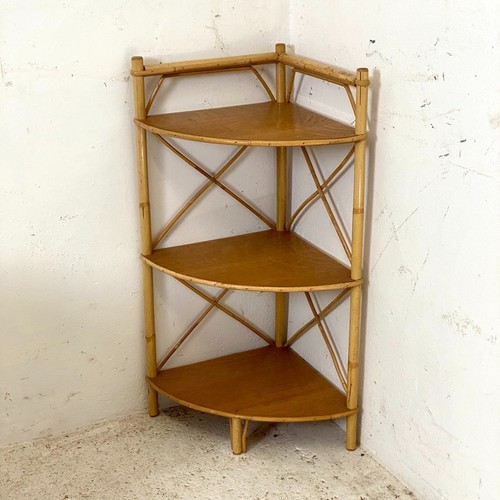 Etagère angle rotin - etagère, d'angle