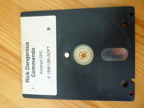Disquette amstrad rick - amstrad,