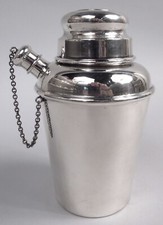 Reed & Barton Shaker Moderne Mini Martini Cocktail Américain En Argent Sterling