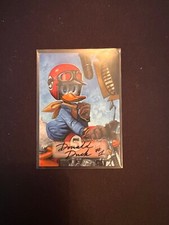 Panini Disney anthology : Donald Duck signed card (autograph)