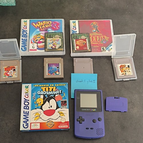 Lot game boy color violet - game,