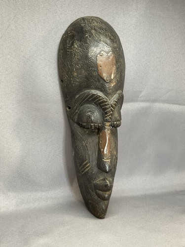 Masque africain bois sculpté - masque,