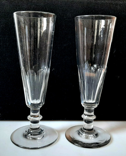 Flutes champagne anciennes - 2, a