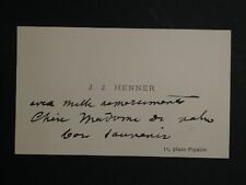 Jean-Jacques Henner - Carte de