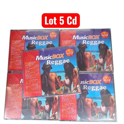 Lot music box reggae - 5, cd