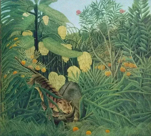 Henri rousseau tigre - henri, :