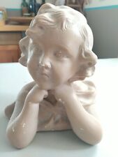 BUSTE ENFANT PLATRE SIGNE JP-MD