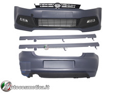 KIT ESTHÉTIQUE MINIJUPES PARE-CHOCS AVANT ARRIÈRE POUR VW POLO 2009+ R-LINE