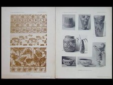 LA DECORATION MODERNE N°1 1905 ART NOUVEAU, EMILE GALLE, SCHEIDECKER, SAUVAGE