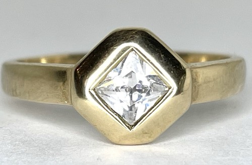 Bague solitaire vintage - vintage, or