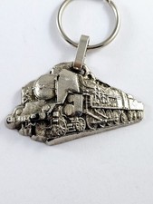PORTE-CLES - LOCOMOTIVE Train Cheminots Ferroviaire... SNCF... Métal 2D Vintage