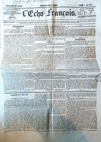 Vieux journal l echo - journal,
