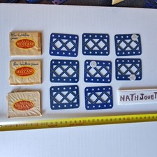 MECCANO   croisillonné  bleu