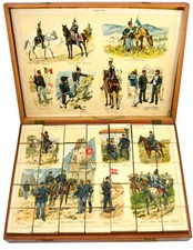 Cubes des uniformes militaires. [Circa 1900] Russie, Autriche-Hongrie, Espagne..