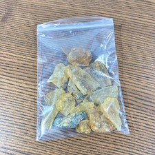 Lot Ambre brut naturel baltique – Résine fossile jaune miel non polie