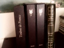 3 albums + 1 classeur pour timbres de France, Yvert et T., Davo, voir détails 