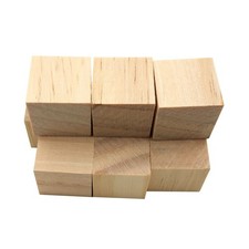  10 Pcs Morceau De Bois Carré
