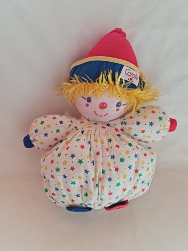Peluche doudou clown corolle - peluche,