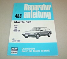 Original Manuel de Réparation Mazda 323 - 1100,1300,1500,1500 Gt - à Partir 1980
