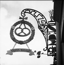 COLMAR c. 1960 - Enseigne "Boulangerie" Haut Rhin - Négatif 6 x 6 - N6 GE40