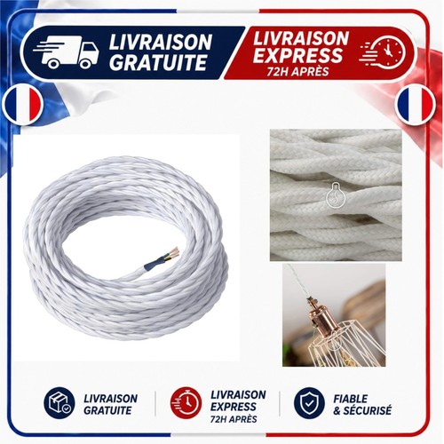Câble électrique textile