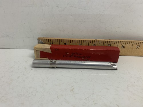 Vintage 20x pocket microscope - vintage,