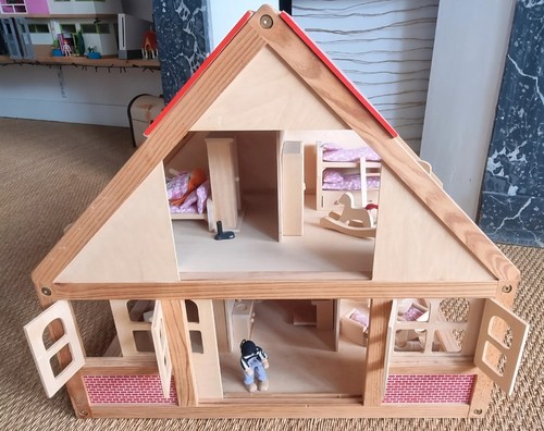 Maison poupée bois - bois, 2