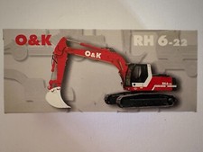 NZG ART No458  - O&K RH 6-22 pelle sur chenilles  1:50 pelle engin