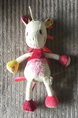 Peluche doudou licorne beige - peluche,