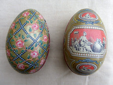 2 BOÎTES ŒUFS VINTAGE EN