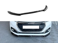 Spoiler Avant Aileron Pour Peugeot 208 Mk1 Facelift (2015-2019) Noir Brillant