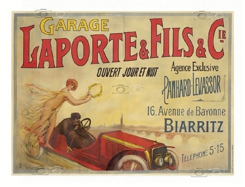 Affiche poster biarritz - affiche,