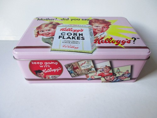 Boite metal kellog corn - boite, kellog's