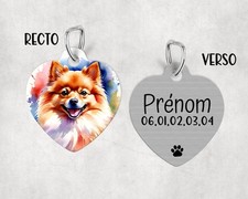 Médaille pour chien Spitz