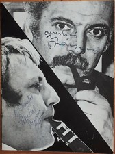 RARISSIME PROGRAMME dédicacé par Georges BRASSENS et Raymond DEVOS 1969-1970