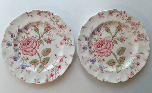 Lot rose chintz johnson - chintz,