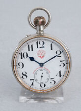 noble grande montre à gousset Roskopf à remontage manuel Open Face 2 couvercl...