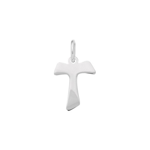 Pendentif croix tau - croix, argent